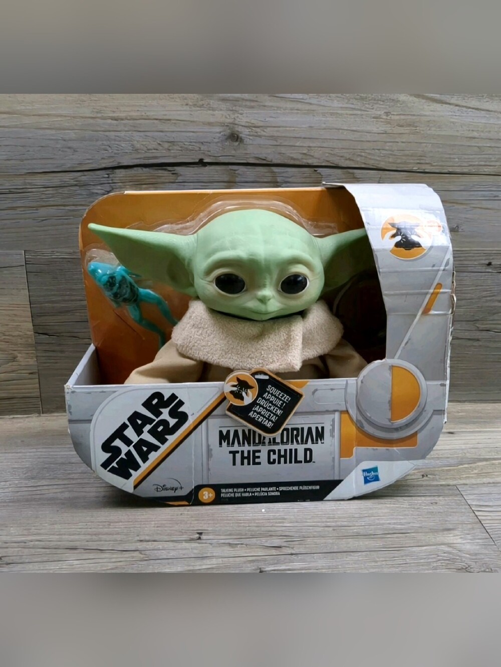 NIB STAR WARS THE MANDALORIAN "THE CHILD" TALKING PLUSH BABY YODA 7.5" T